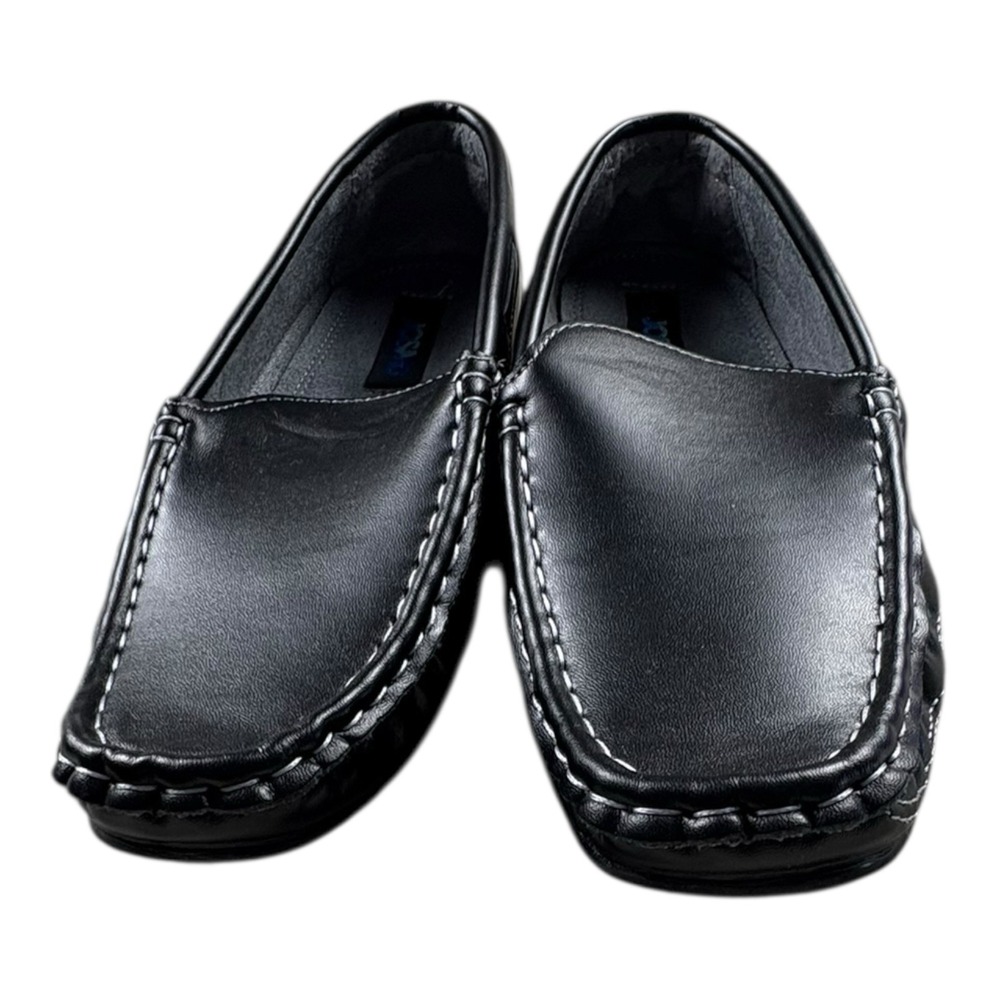 Josmo Black Loafers Boys‎ Size 5 Slip-On Dress Shoes